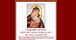 Desktop Screenshot of caminando-con-maria.org